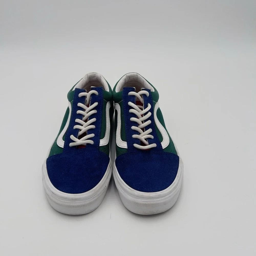 Vans Old Skool Yacht Club Blue Green Yellow Men's 5.5 Women's 7 Sneakers